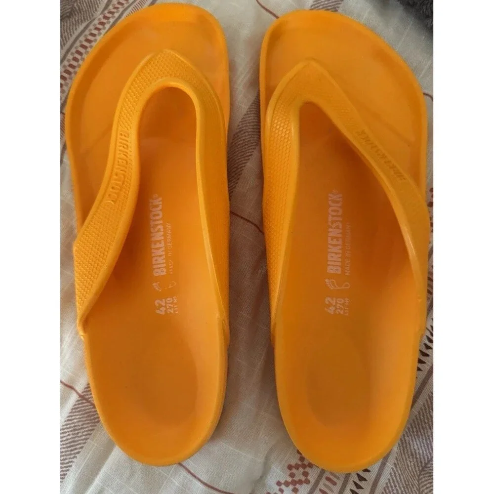 BIRKENSTOCK EVA Honolulu Sandals Flip-Flops ORANGE ZINNIA Waterproof 42/8/10